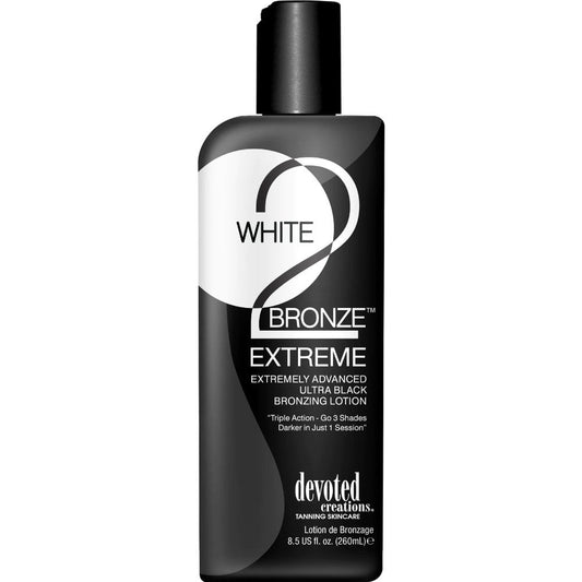 Devoted Creations White 2 Bronze Extreme Advanced Bronzing Sunbed Lotion 260ml